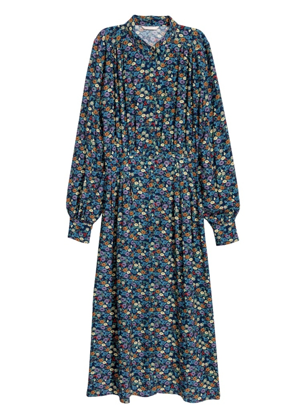 H&M Trend Floral Print Midi Dress Boho EUR 40 / US 10